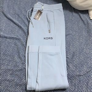 Michael Kors light blue sweatpants